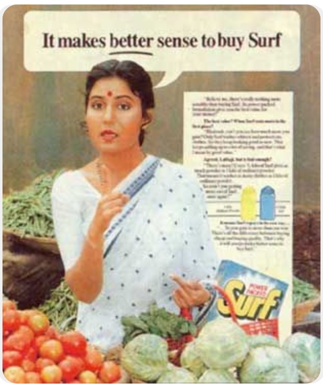 Lalitaji in Surf: an iconic character in Indian advertising 
