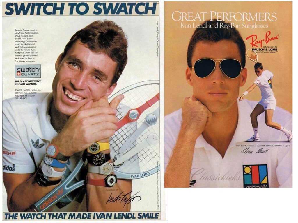 Ivan-Lendl-swatch-watch-rayban-sunglass-advertisement-