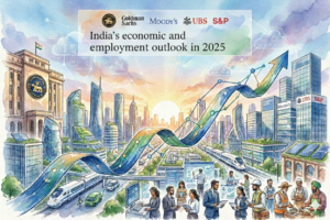 India’s economic landscape in 2025 as predicted by Reserve Bank of India, UBS, Standard & Poor, UBS, Moody's